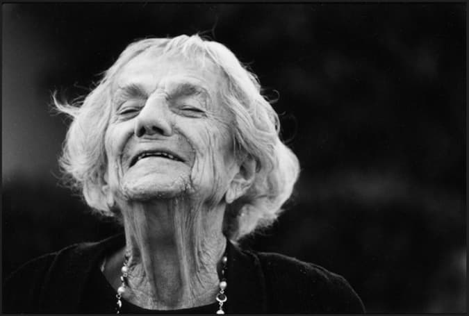 Black and white people photograph titled Pure Joy by Angelique Antoniou