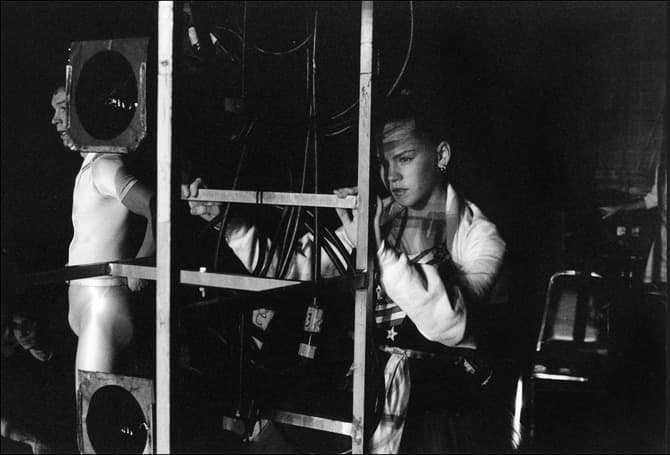 Black and white dancer photograph titled In the Wings by Angelique Antoniou